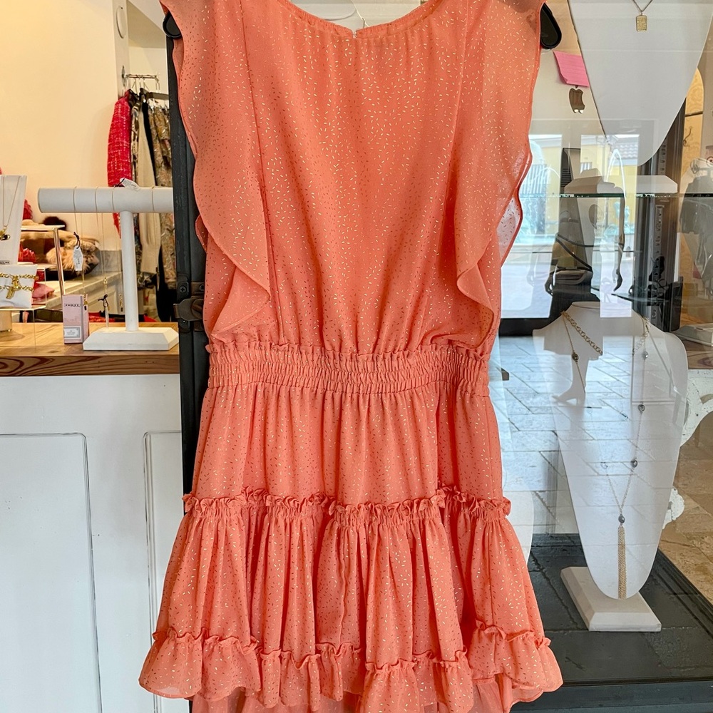 Misa ruffle dress